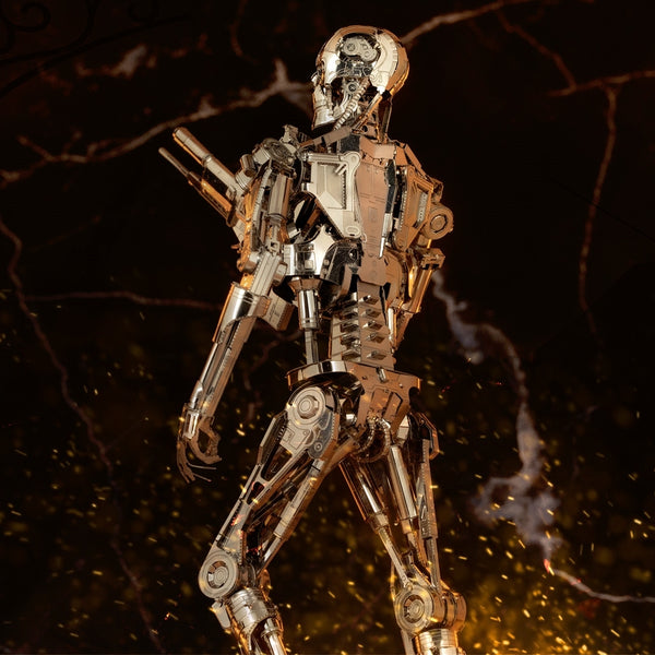 The Terminator T-800 Endoskeleton - ICONX - Metal Earth 3D Model Kit