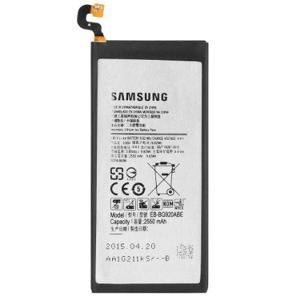 Samsung Galaxy S6 Battery 2550 mAh 0 Cycles