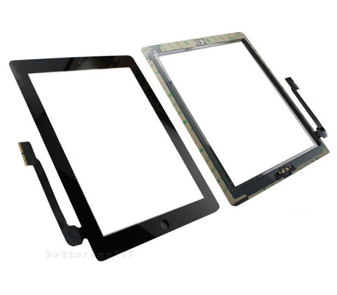 iPad 4 Front Glass Digitiser Touch Screen Assembly with Adhesive
