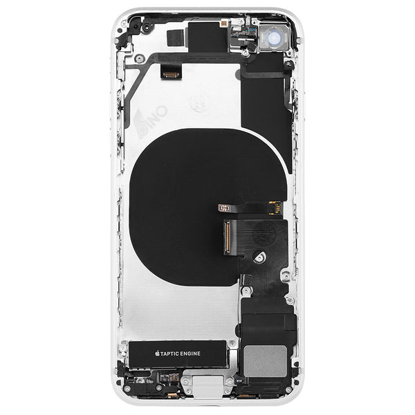 iPhone 8 Complete Fully Assembled Back Cover Housing with ALL Parts