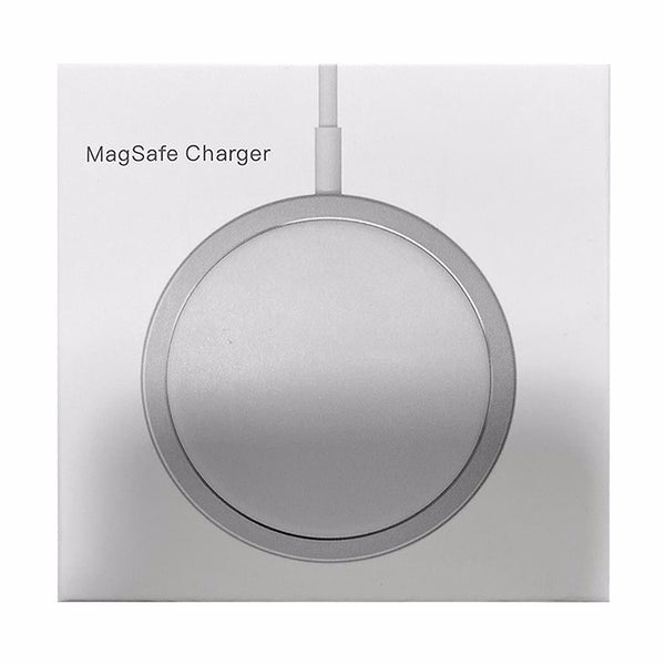 15W Magnetic Wireless Charger Compatible with Magsafe for iPhone 15/14/13/12/11/SE/XS/XR/X/8 Series USB-C White