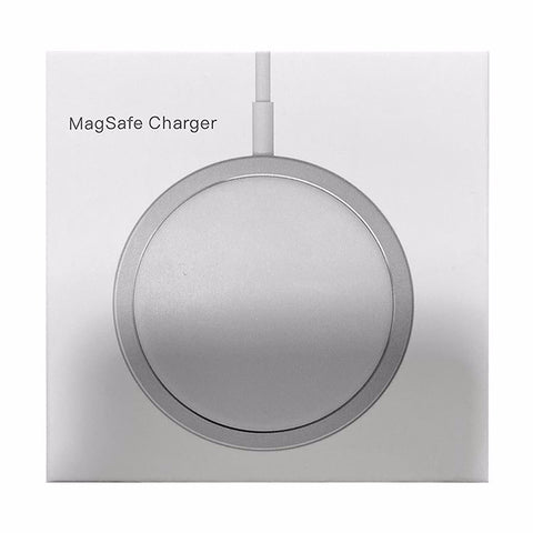 15W Magnetic Wireless Charger Compatible with Magsafe for iPhone 15/14/13/12/11/SE/XS/XR/X/8 Series USB-C White