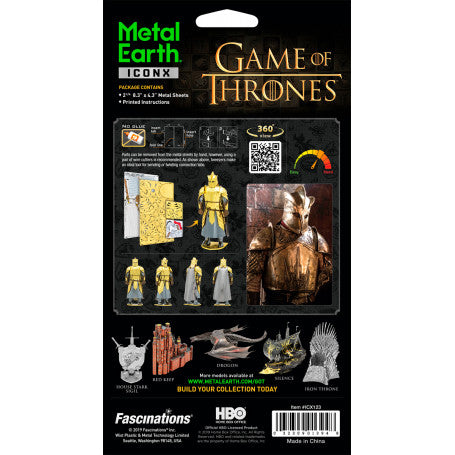 Metal Earth 3D Model Kit - Game of Thrones The Mountain