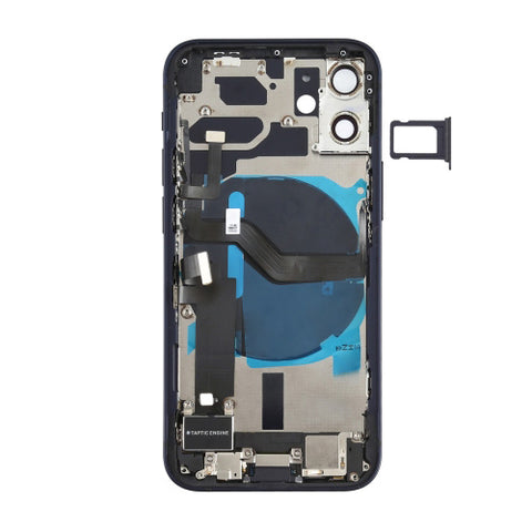 iPhone 12 Mini Fully Assembled Back Cover Housing with Parts
