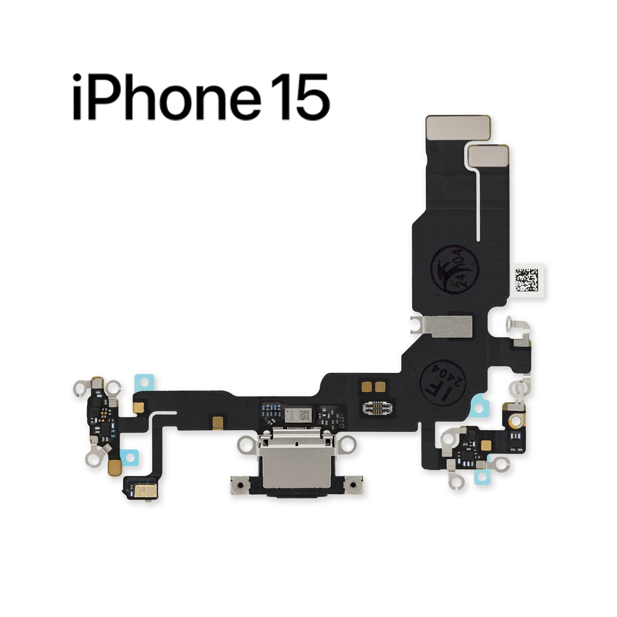 iPhone 15 USB-C Connector Charging Port Assembly