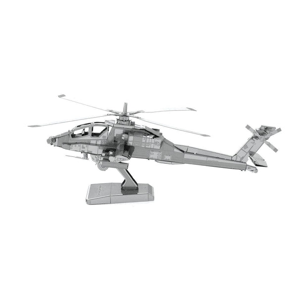 Metal Earth 3D Model Kit - AH-64 Apache Helicopter