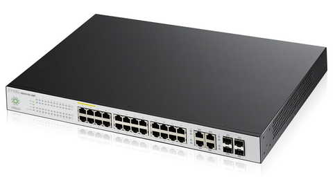 Zyxel 28 Port GbE Nebula Cloud PoE Switch NSW100