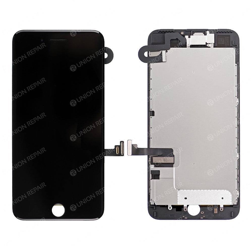 Quantum Direct IPhone 6S Plus LCD Screen Assembly (Black) - Retina Digitiser With Front Camera & Home Button