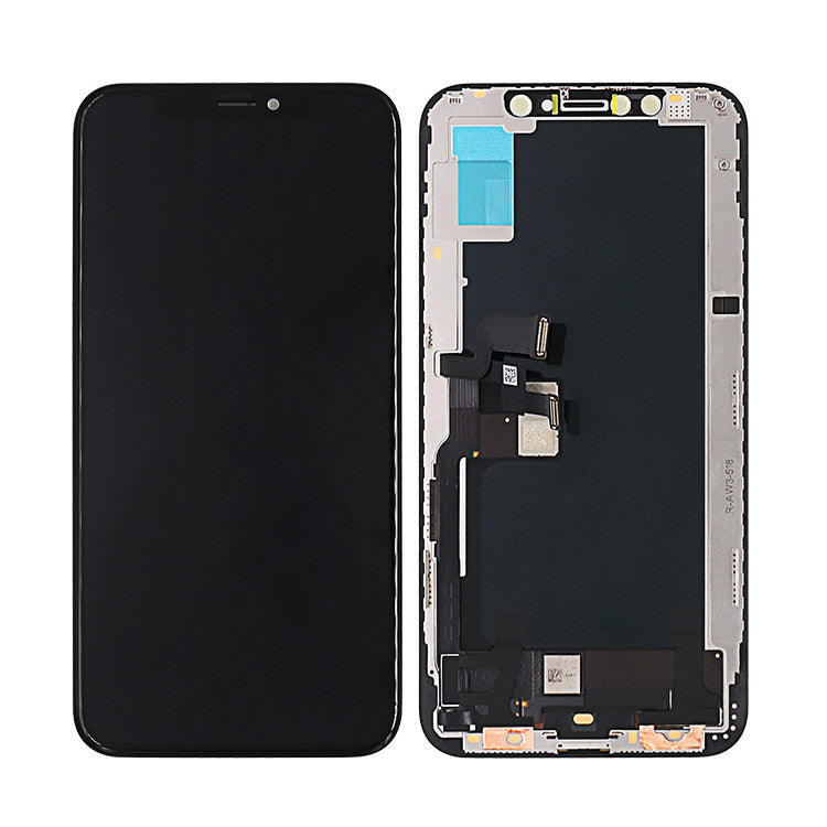 Lcd-display voor iPhone 11 Pro Max, voor iPhone 11 PRO Max A2161 A2220 A2218 LCD-scherm, 3D touchscreen, digitale assembly, vervanging met reparatiekit (6,5 inch, zwart